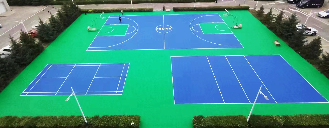 40 Soft Connection PP Basketball Floor