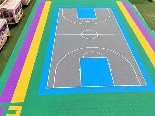 Applications of Feather PP Basketball Floor