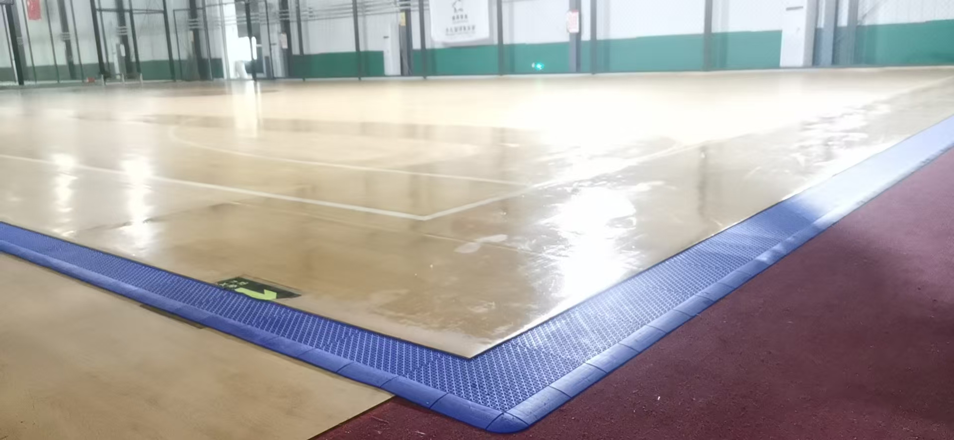 Black Underlayer Mat PP Badminton Floor