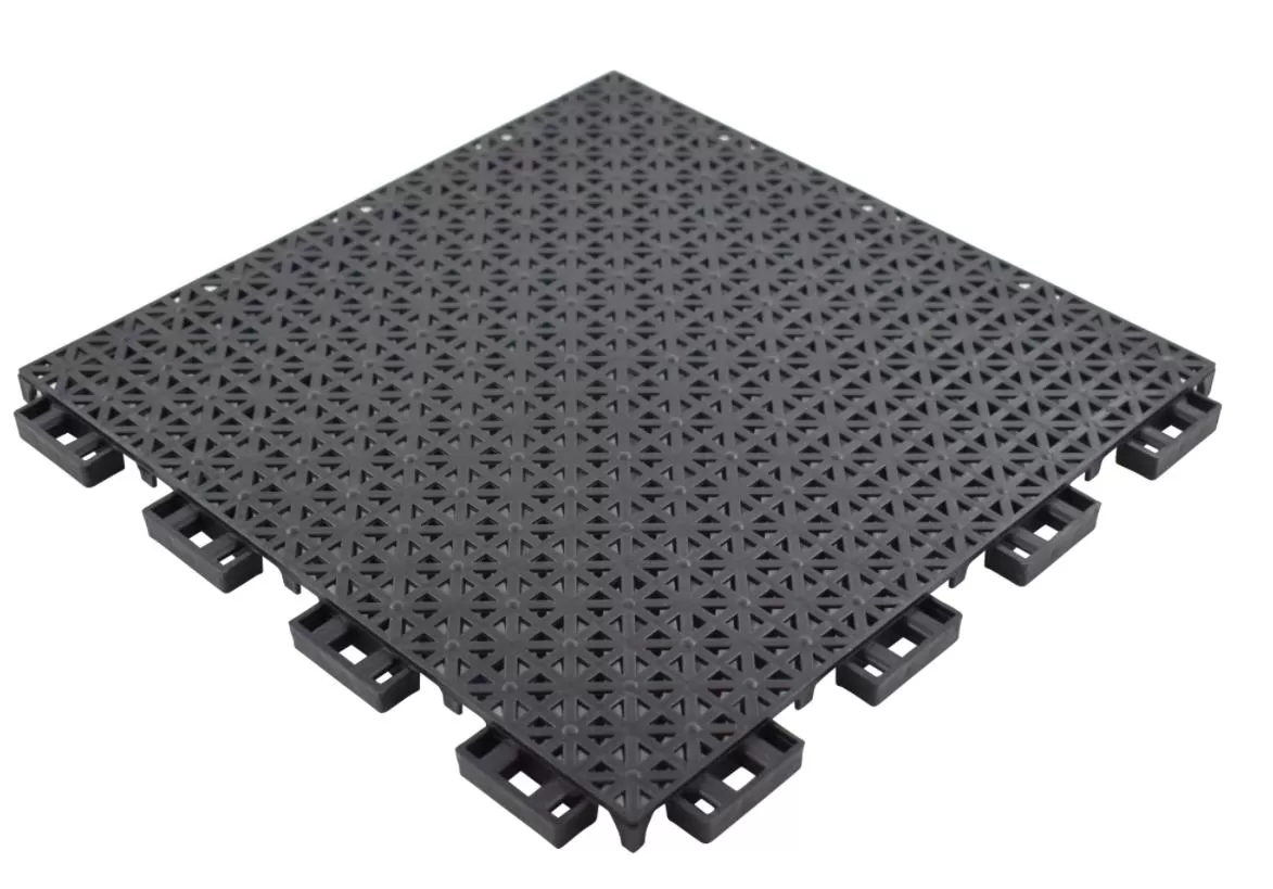 Black Underlayer Mat PP Badminton Floor